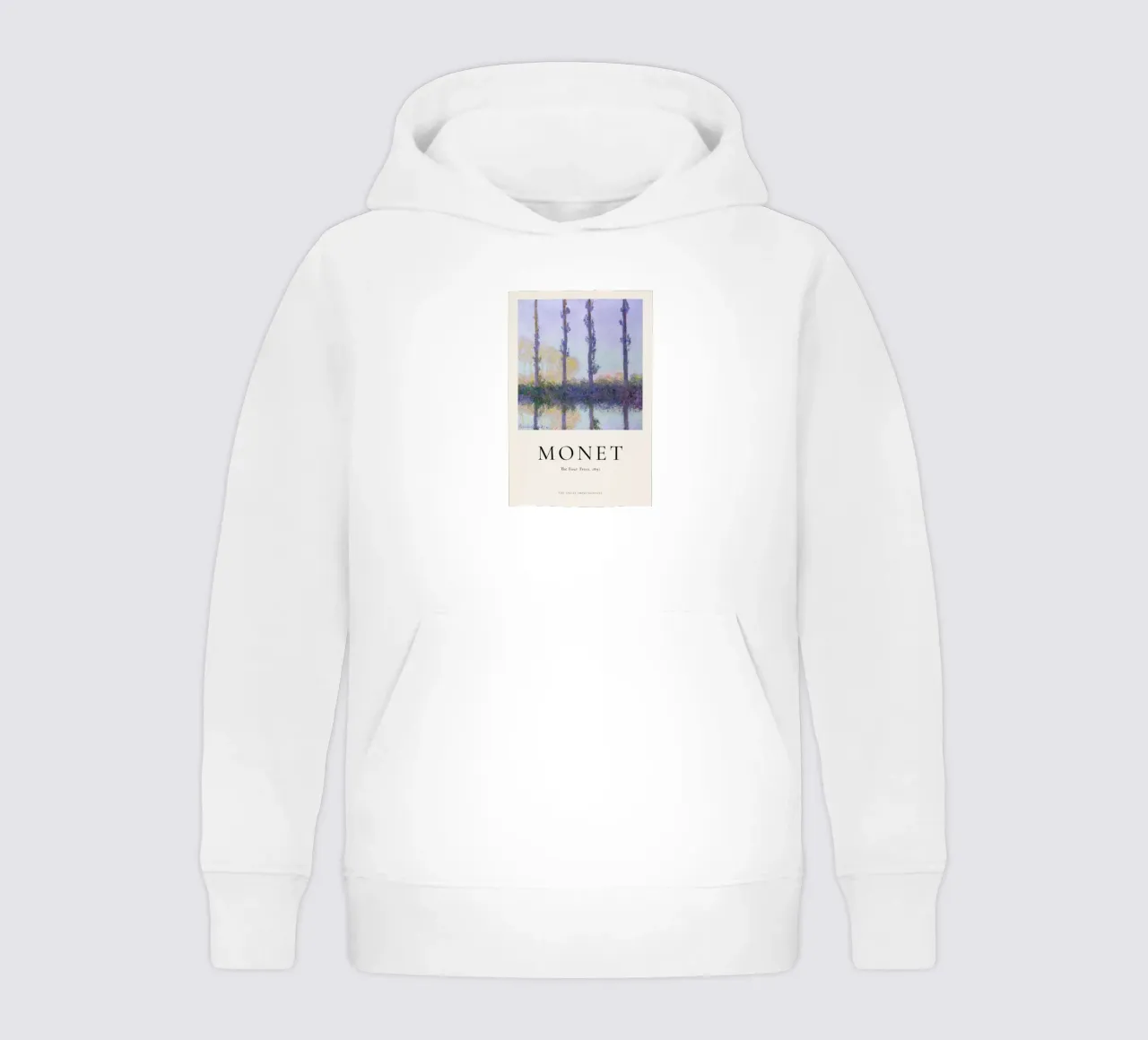 Monet - The Four Trees felpa bambino con cappuccio da ARTOTHEK