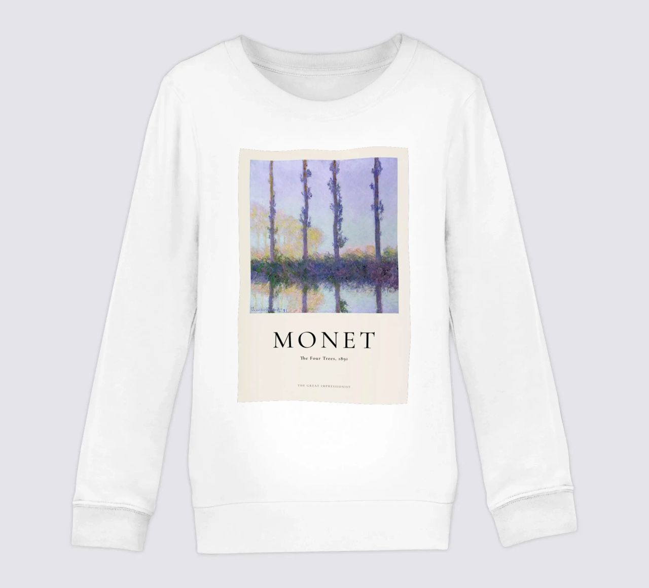 Monet - The Four Trees felpa bambino da ARTOTHEK