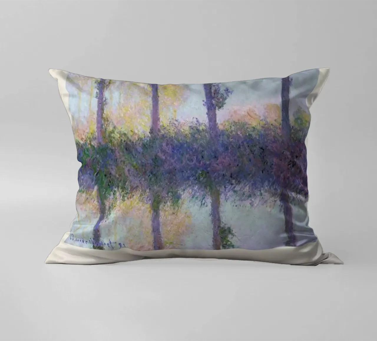 Monet - The Four Trees cuscino da ARTOTHEK