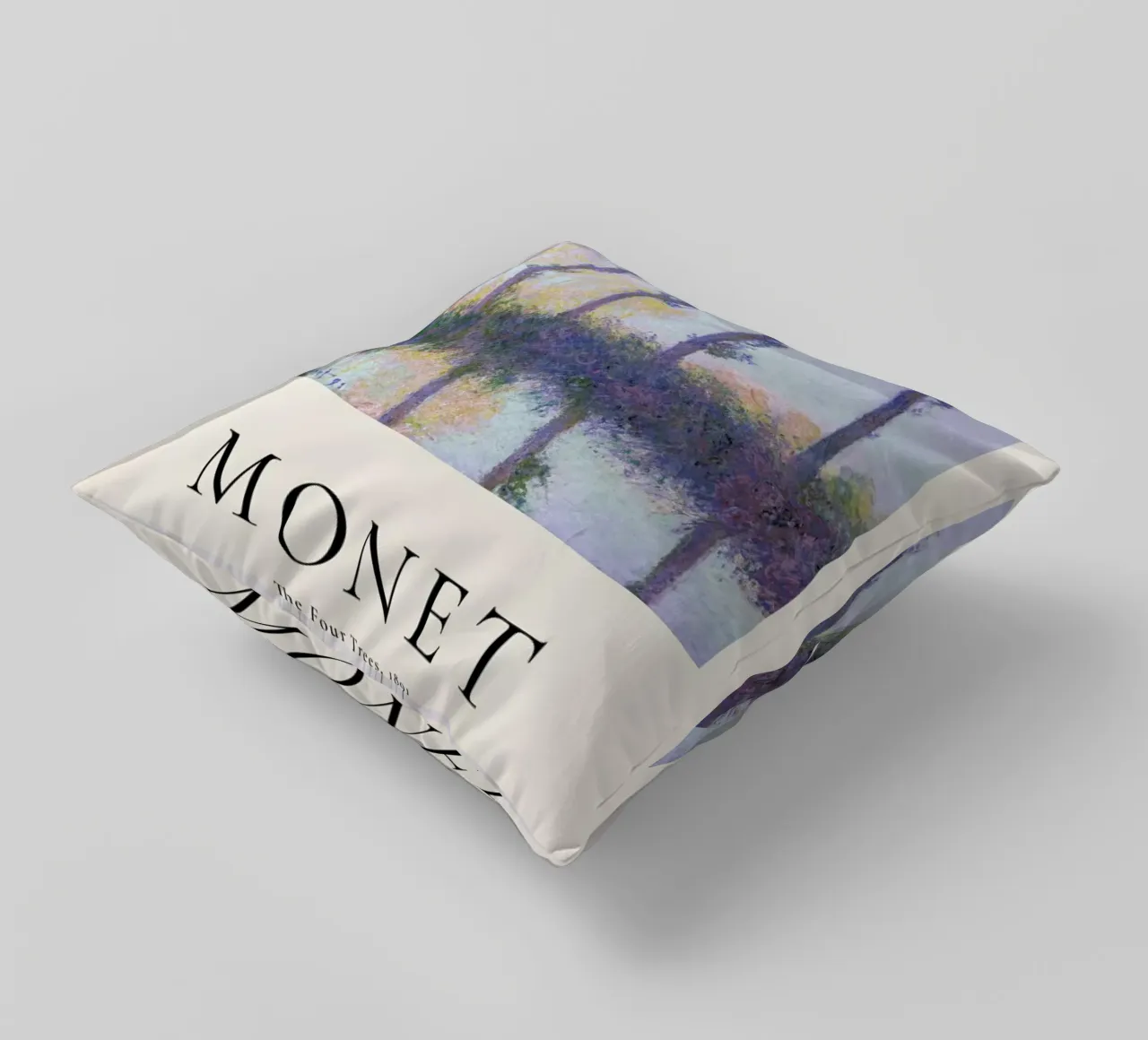 Monet - The Four Trees cuscino da ARTOTHEK