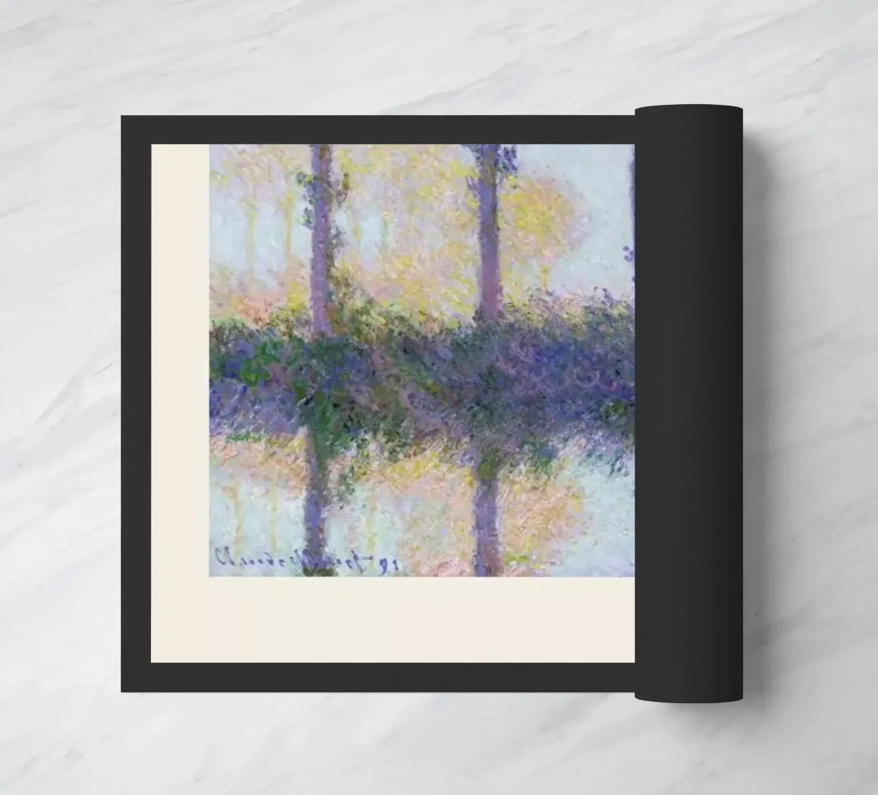 Monet - The Four Trees deurmat van ARTOTHEK