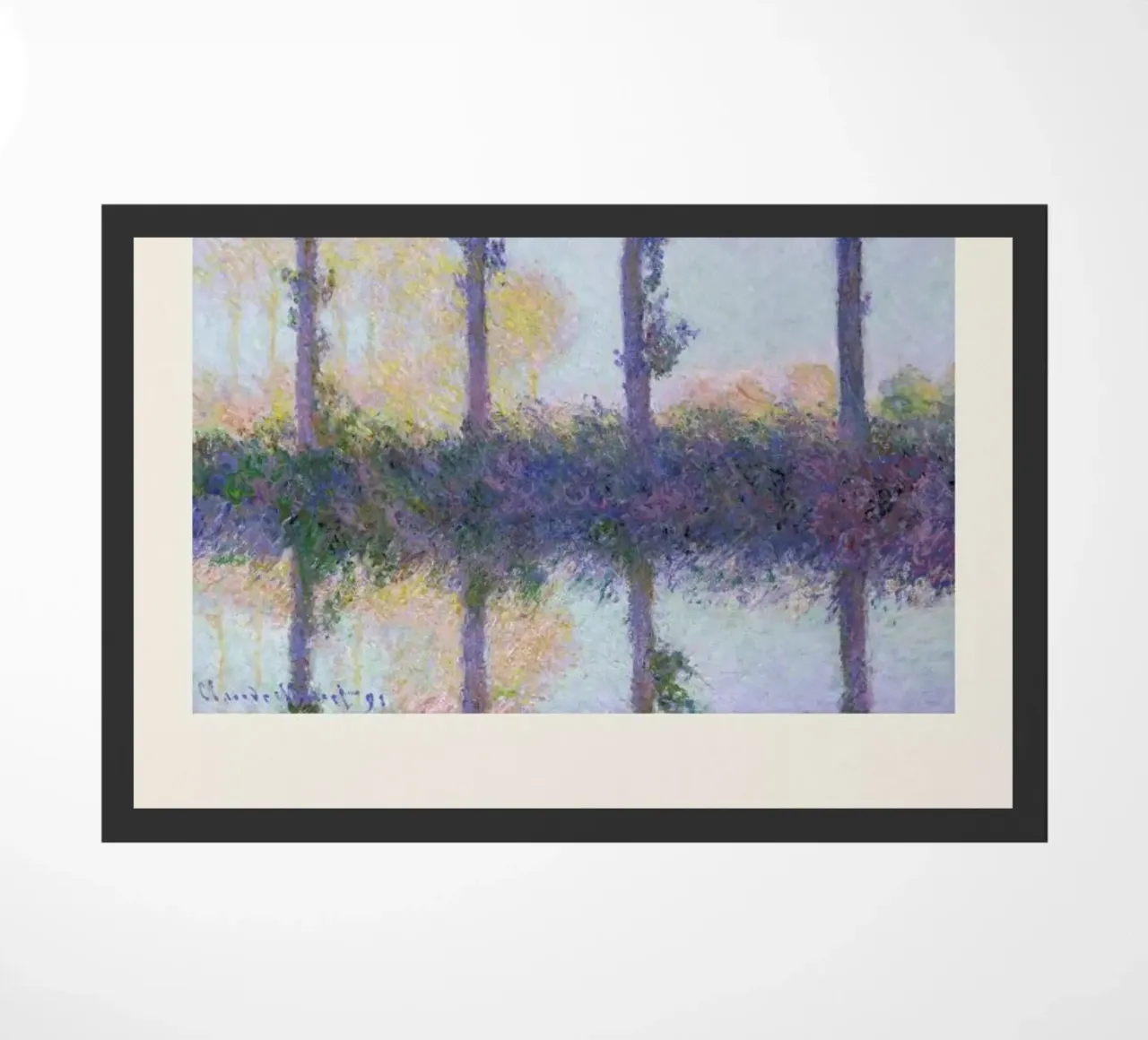 Monet - The Four Trees doormat by ARTOTHEK