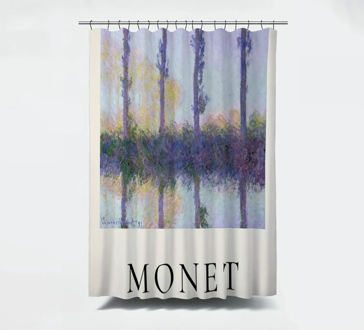 Monet - The Four Trees Duschvorhang von ARTOTHEK