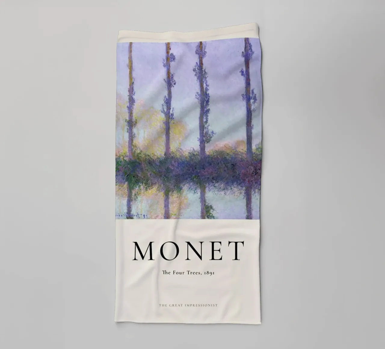 Monet - The Four Trees asciugamano da bagno da ARTOTHEK