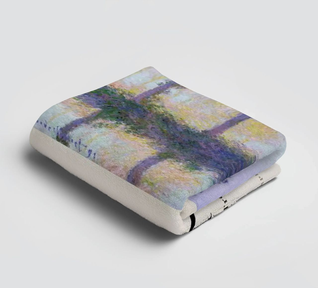 Monet - The Four Trees Handtuch von ARTOTHEK