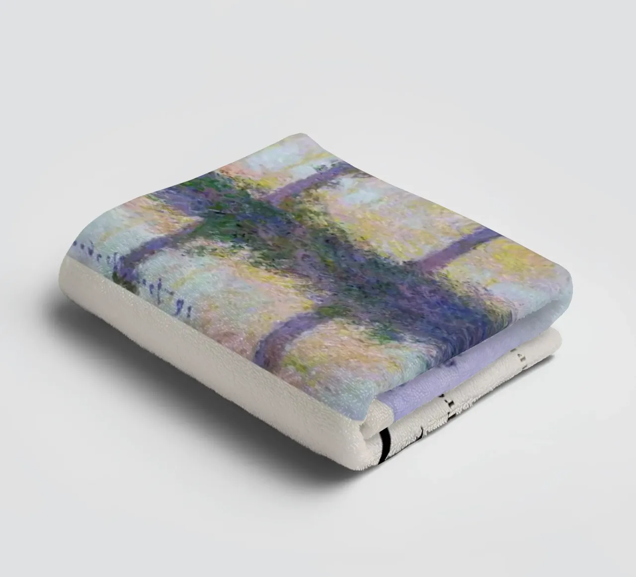 Monet - The Four Trees Handtuch von ARTOTHEK