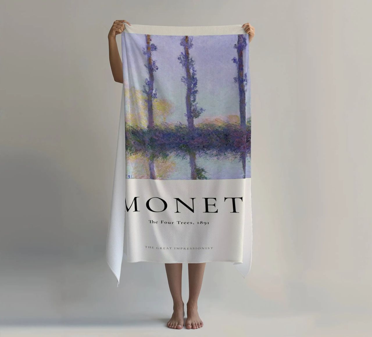 Monet - The Four Trees telo mare da ARTOTHEK