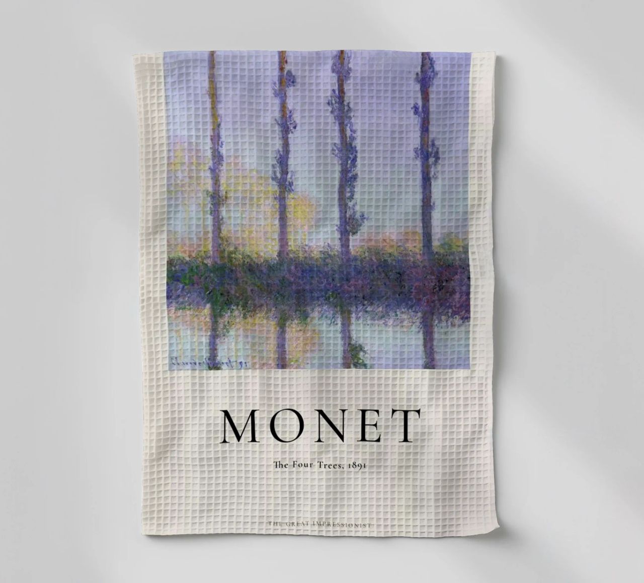 Monet - The Four Trees Geschirrtuch von ARTOTHEK