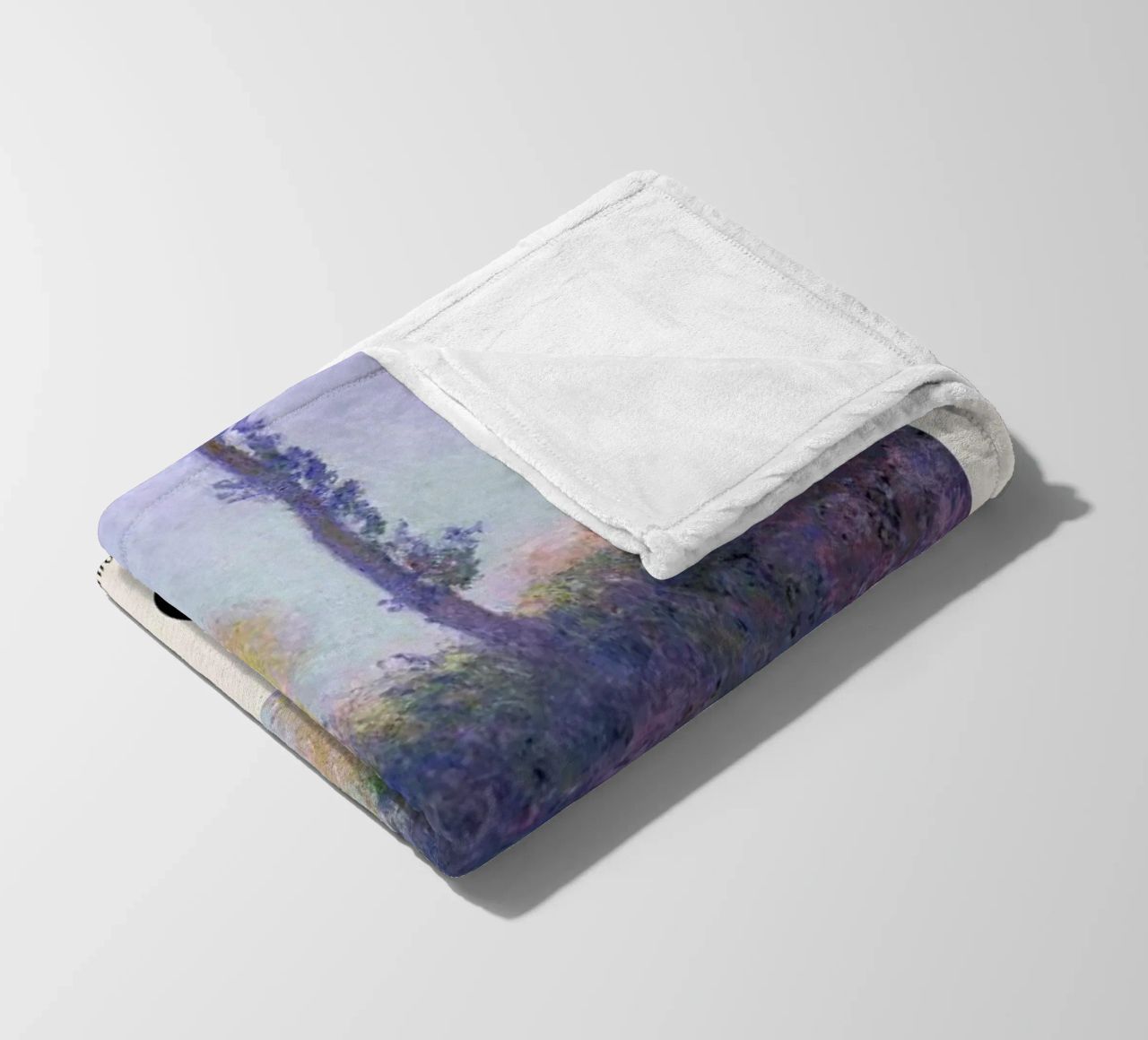 Monet - The Four Trees Fleecedecke von ARTOTHEK