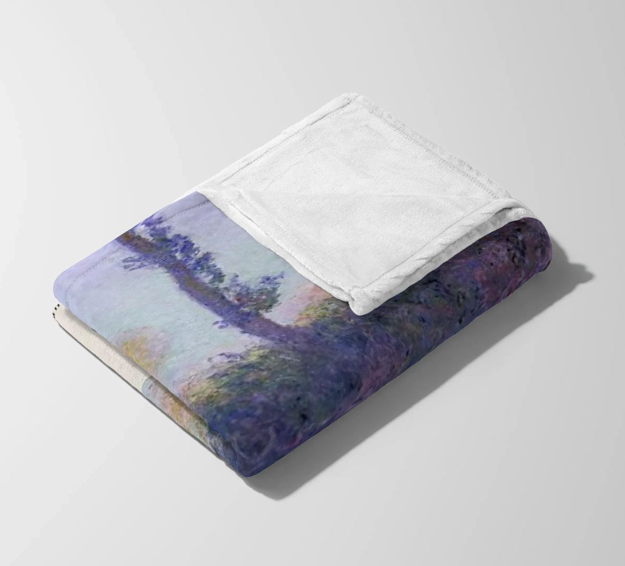 Monet - The Four Trees Fleecedecke von ARTOTHEK