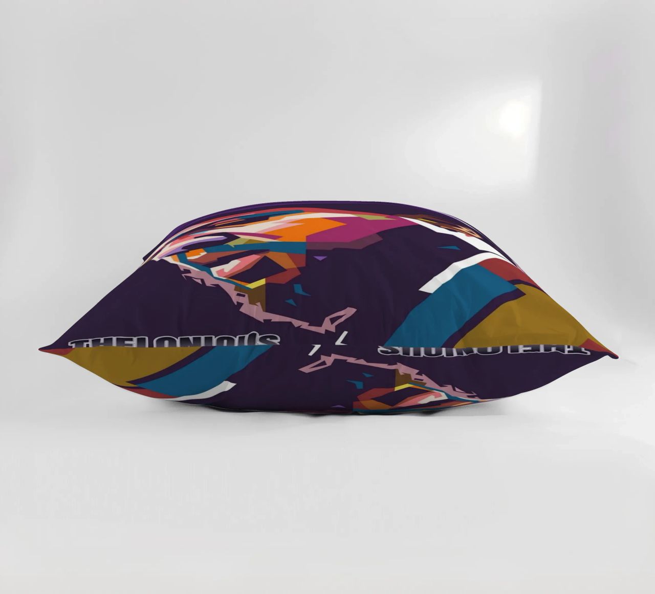 Ritratto pop art di Thelonious Monk cuscino da Hantamrata