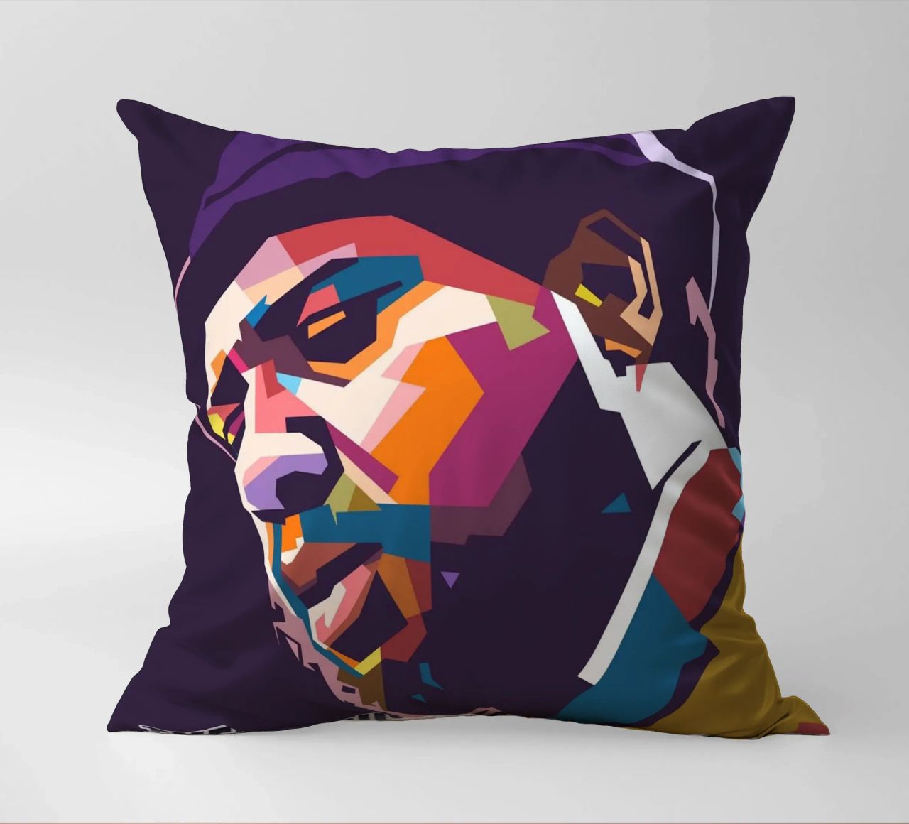 Ritratto pop art di Thelonious Monk cuscino da Hantamrata