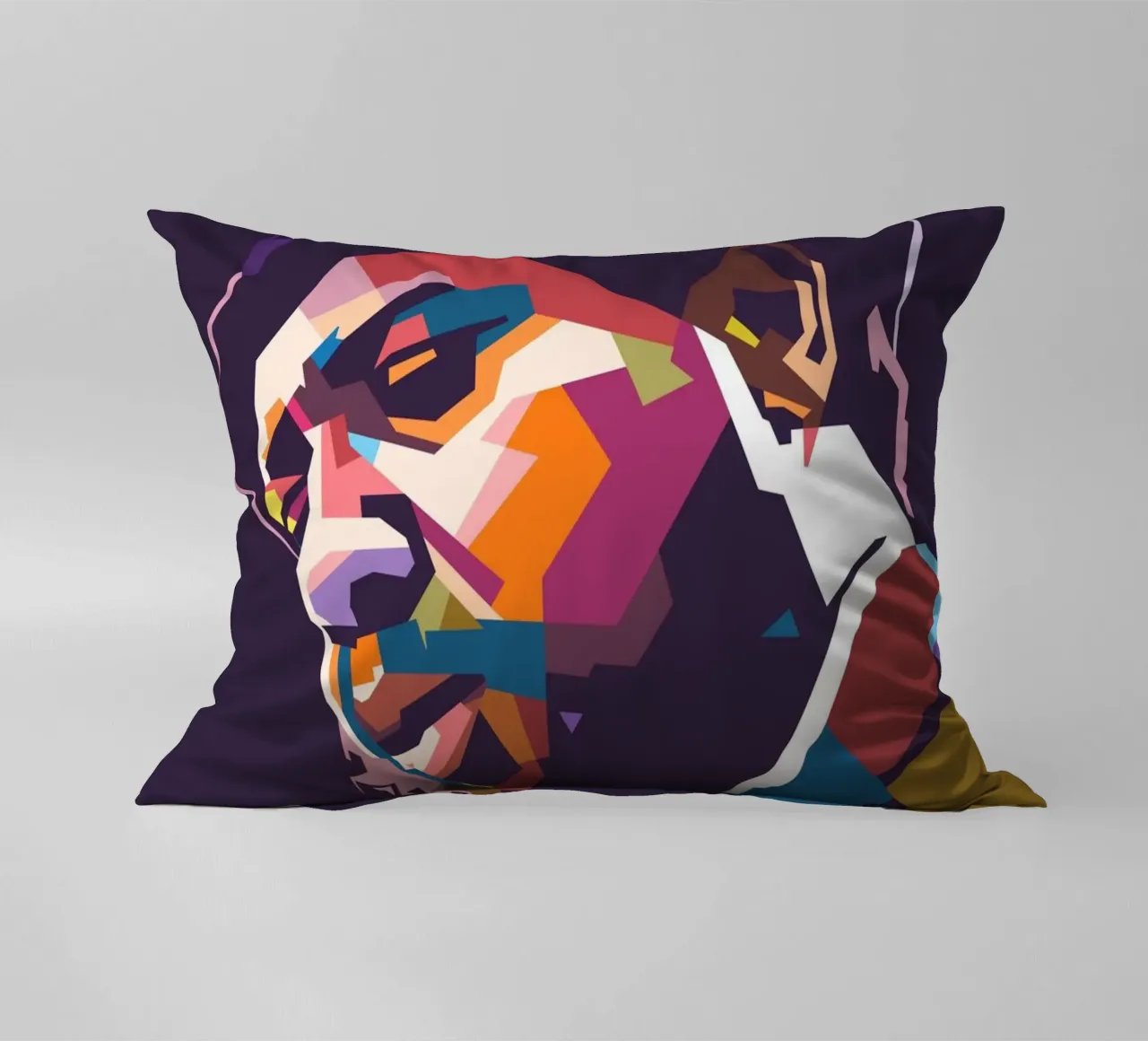 Retrato pop art de Thelonious Monk cojín de Hantamrata