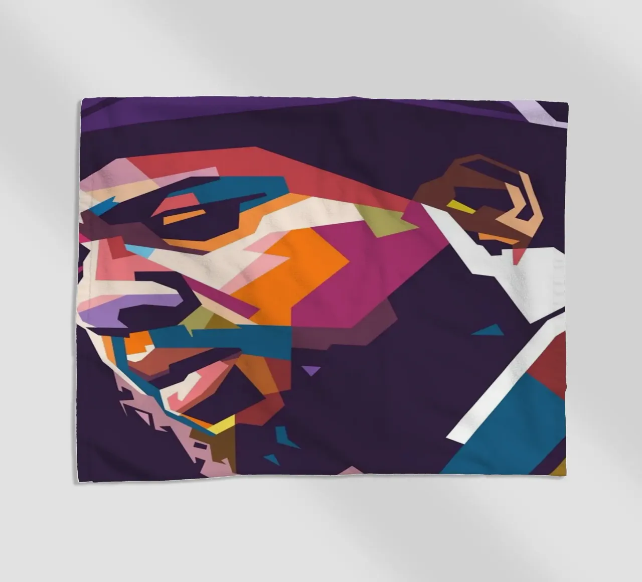 Retrato pop art de Thelonious Monk toalla de playa de Hantamrata