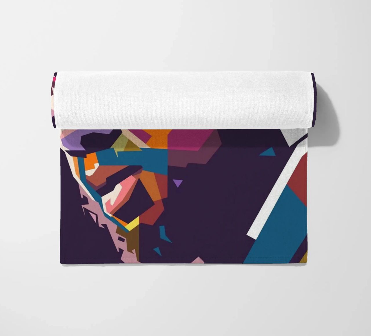Ritratto pop art di Thelonious Monk telo mare da Hantamrata