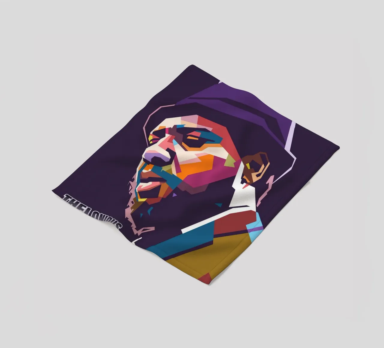 Ritratto pop art di Thelonious Monk coperta in pile da Hantamrata