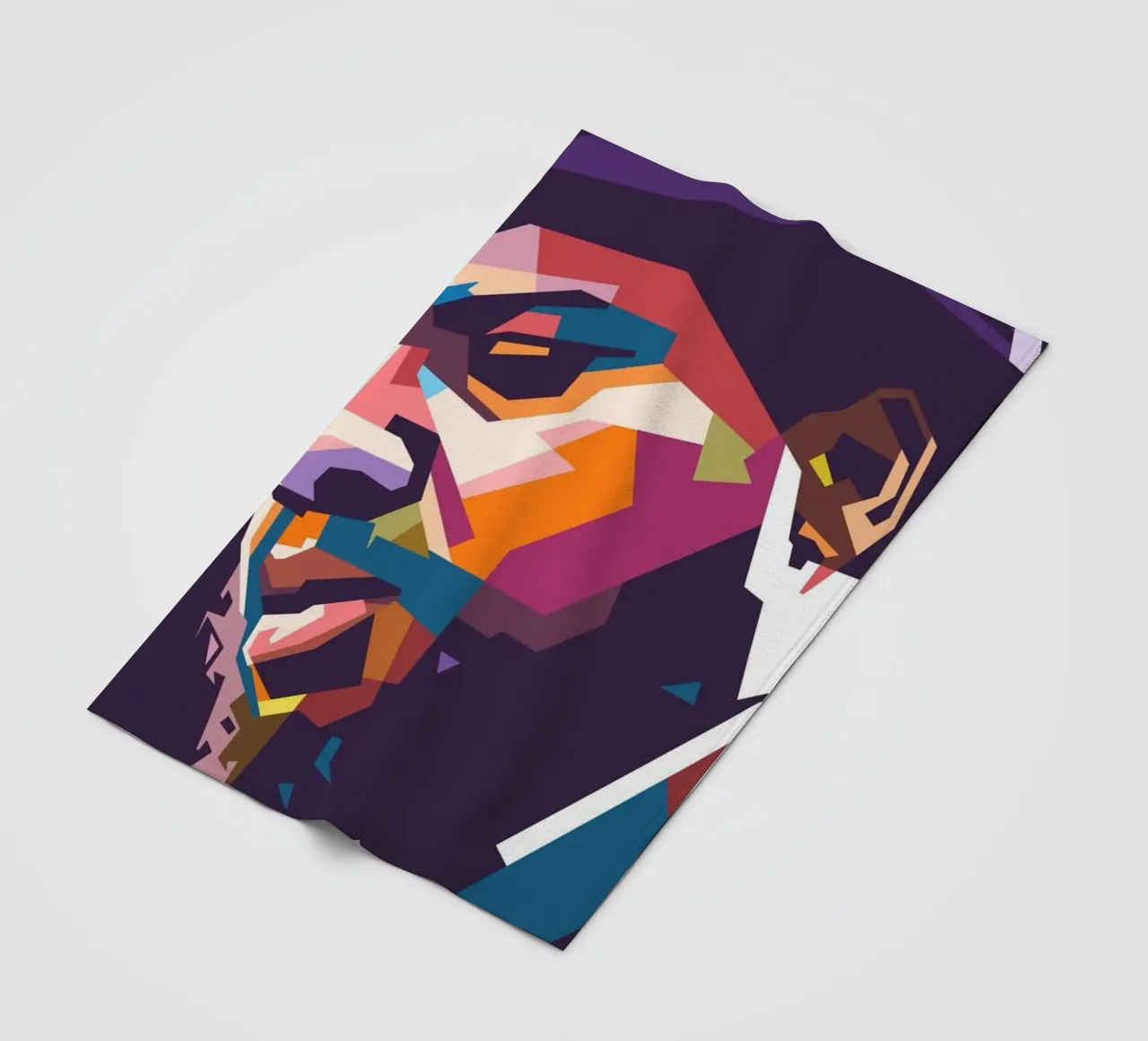 Ritratto pop art di Thelonious Monk coperta in pile da Hantamrata