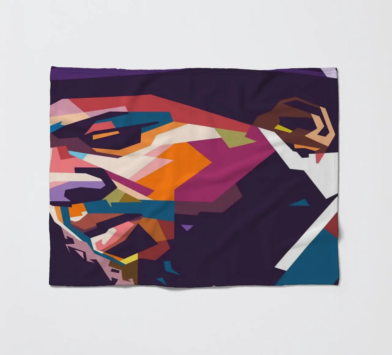 Ritratto pop art di Thelonious Monk coperta in pile da Hantamrata