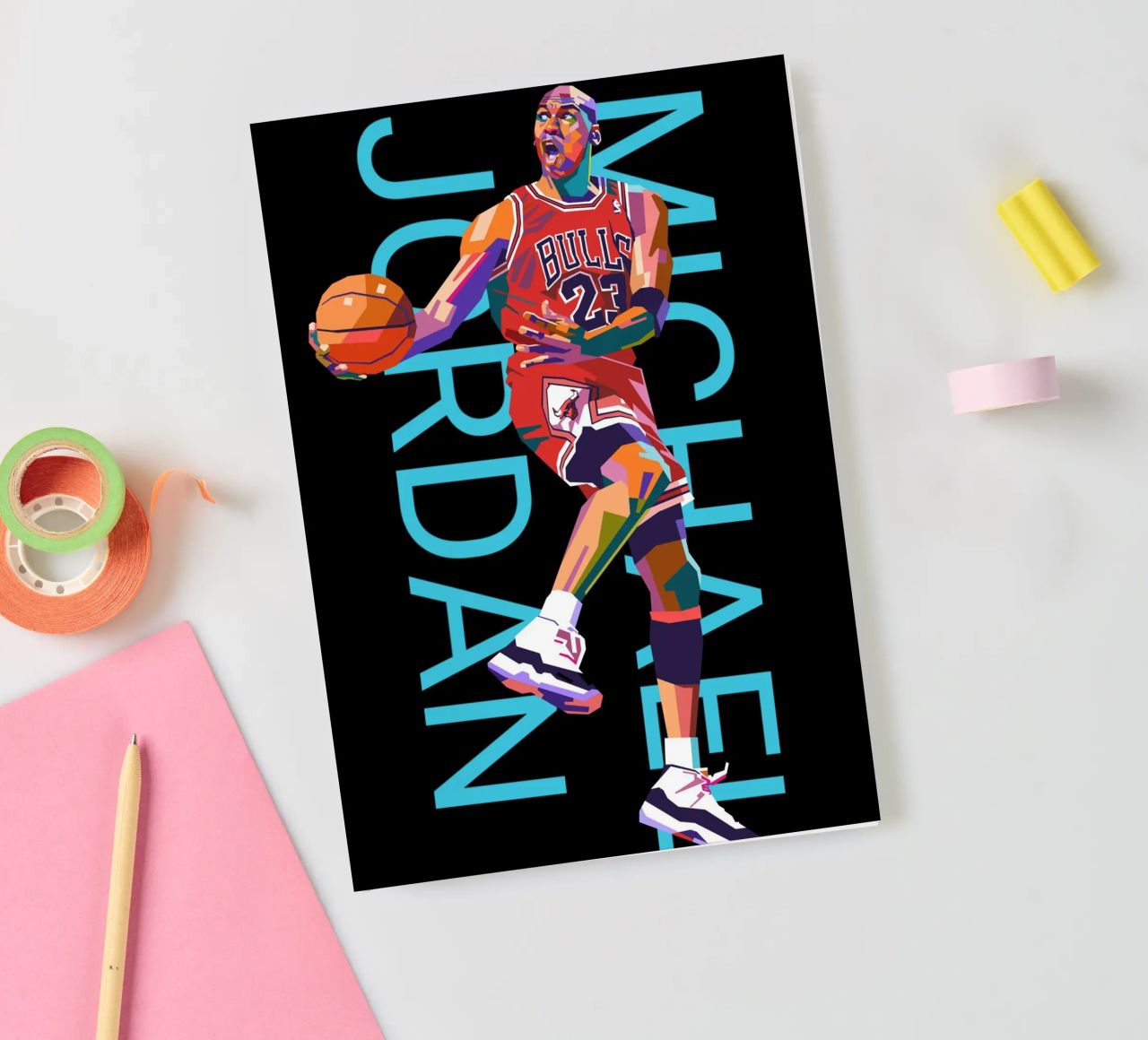 Michael Jordan art notebook by Hantamrata