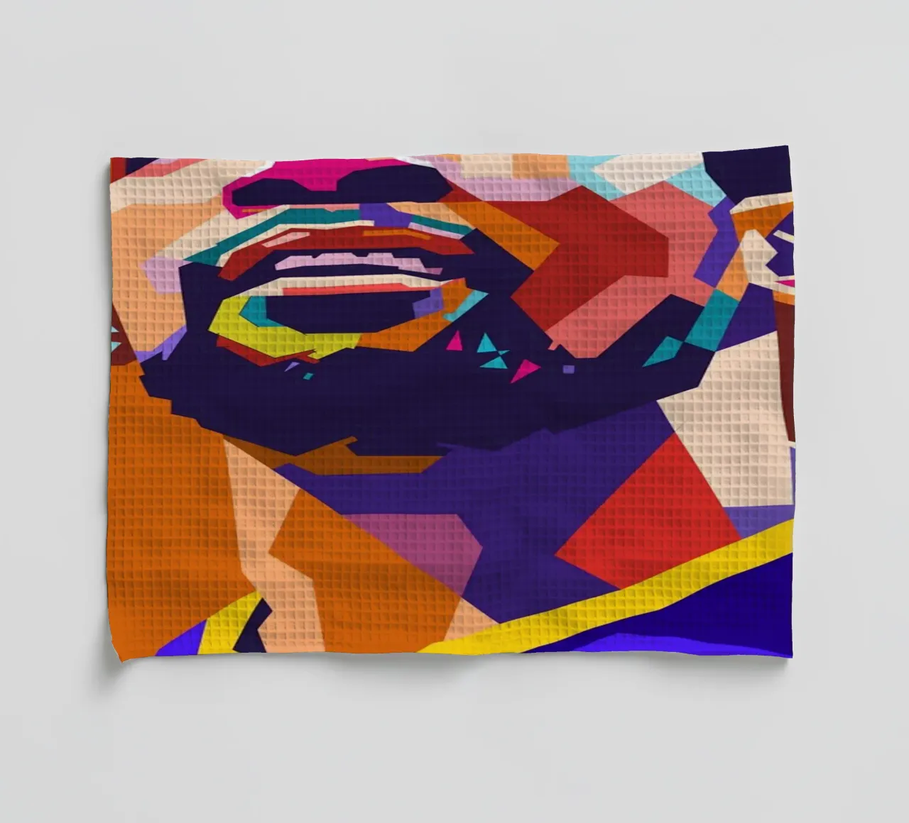 Kevin Durant, basketteur, portrait pop art torchon de Hantamrata