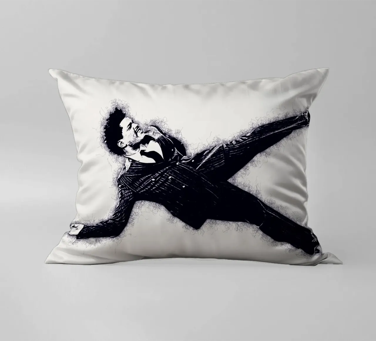 L'arte di The Weeknd cuscino da neonartroom