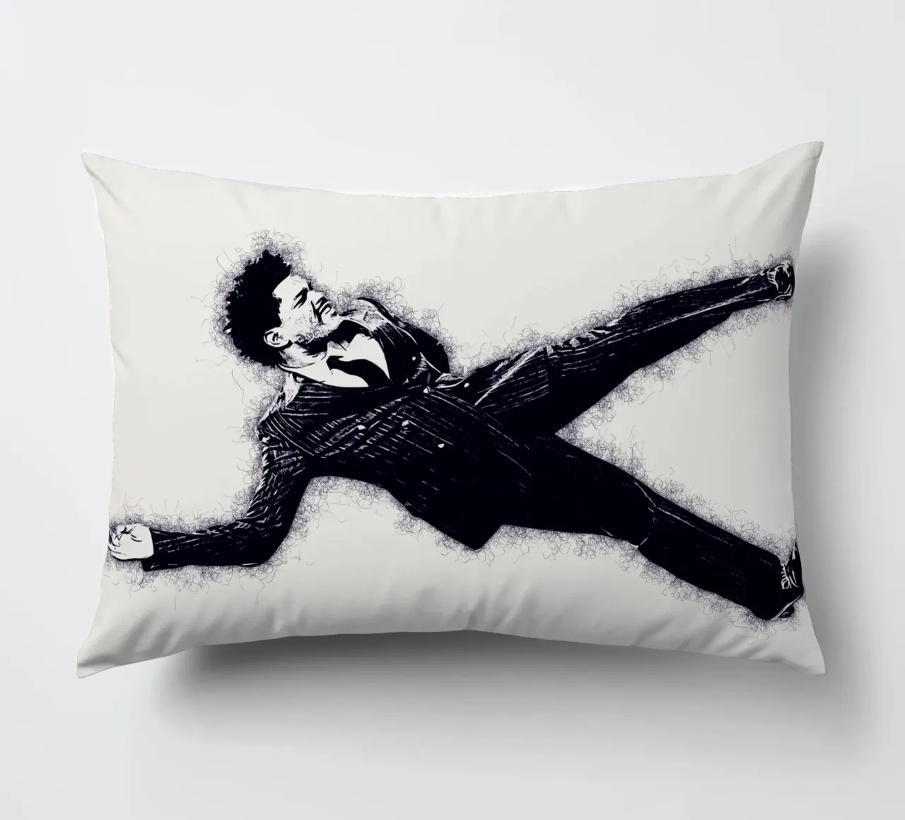 L'arte di The Weeknd cuscino da neonartroom