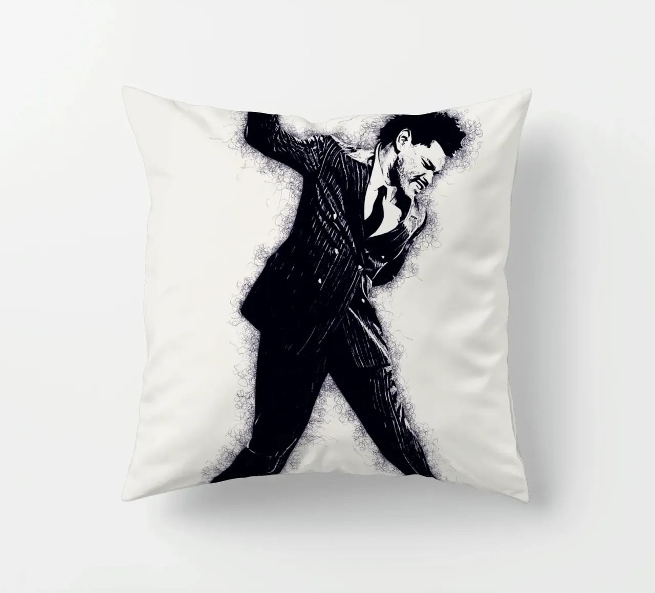L'arte di The Weeknd cuscino da neonartroom