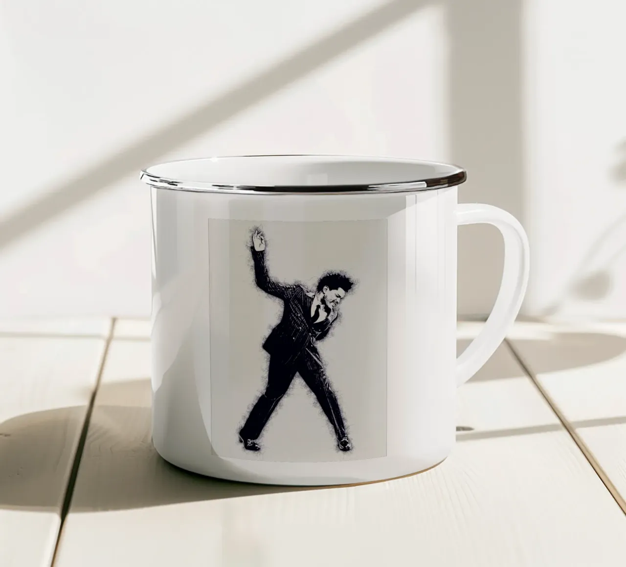 L'arte di The Weeknd tazza in smalto da neonartroom