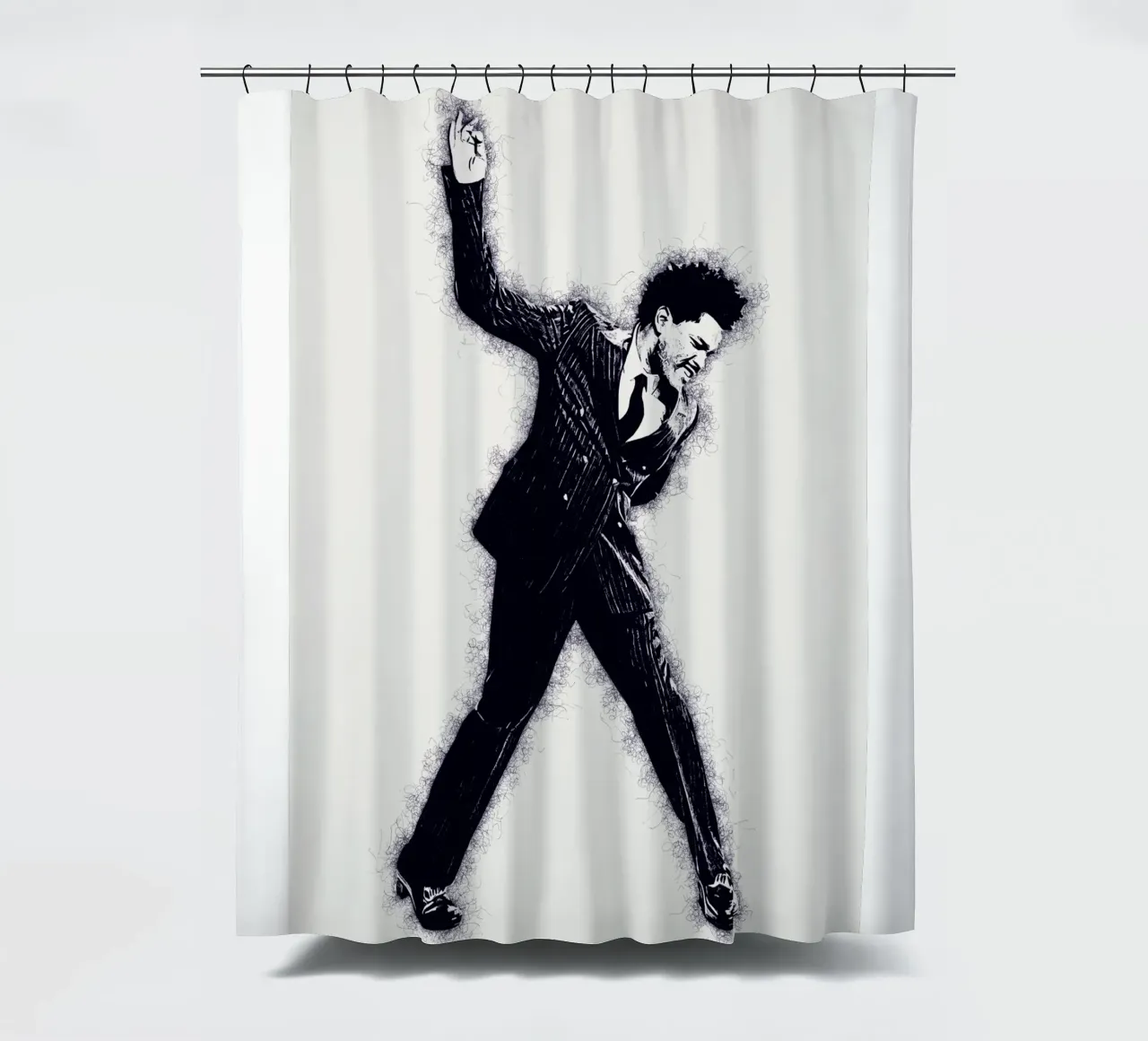 L'arte di The Weeknd tenda da doccia da neonartroom