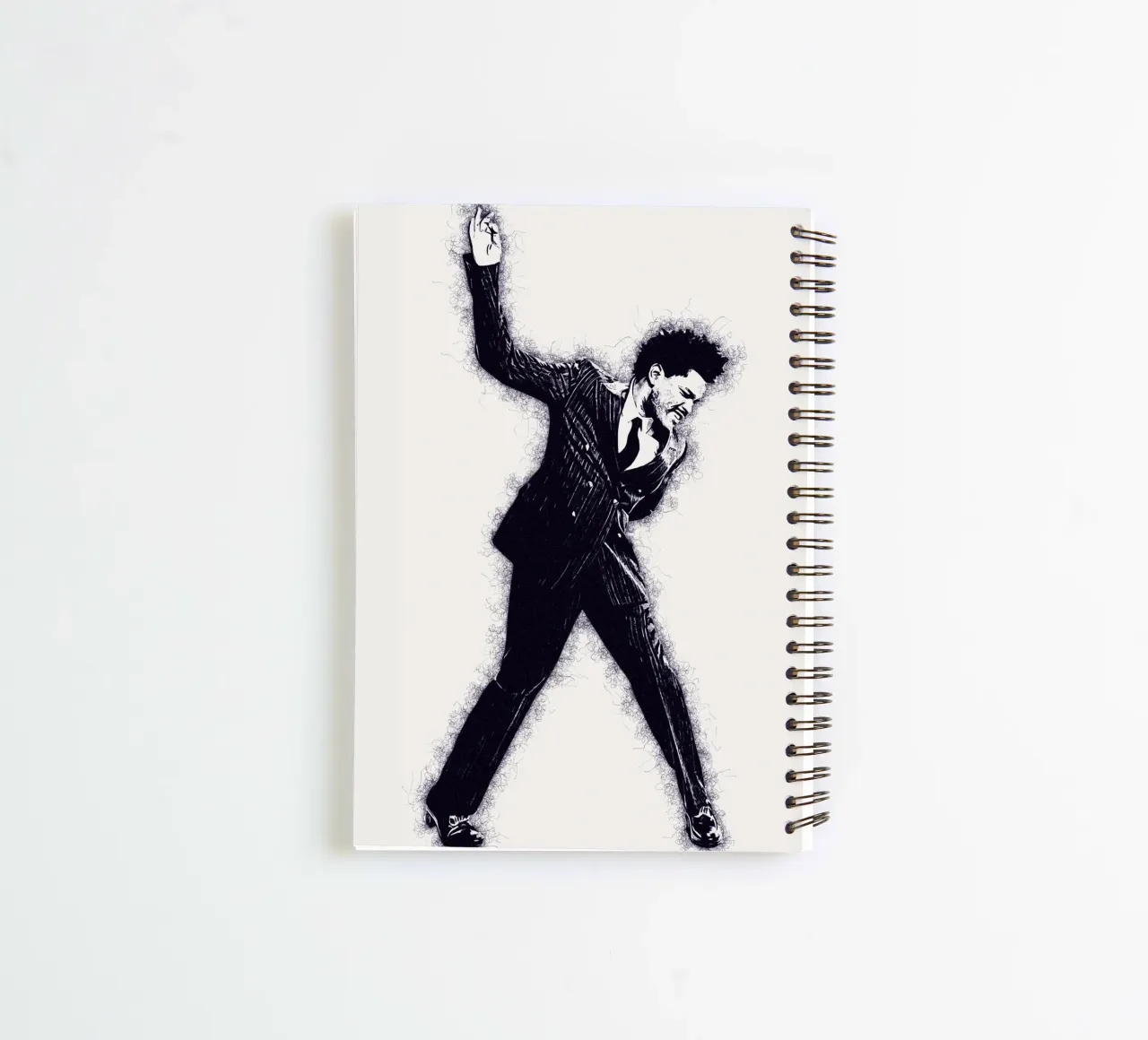 Arte de The Weeknd cuaderno de espiral de neonartroom