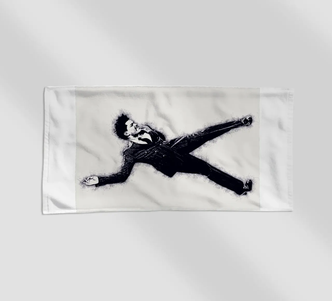 L'arte di The Weeknd telo mare da neonartroom