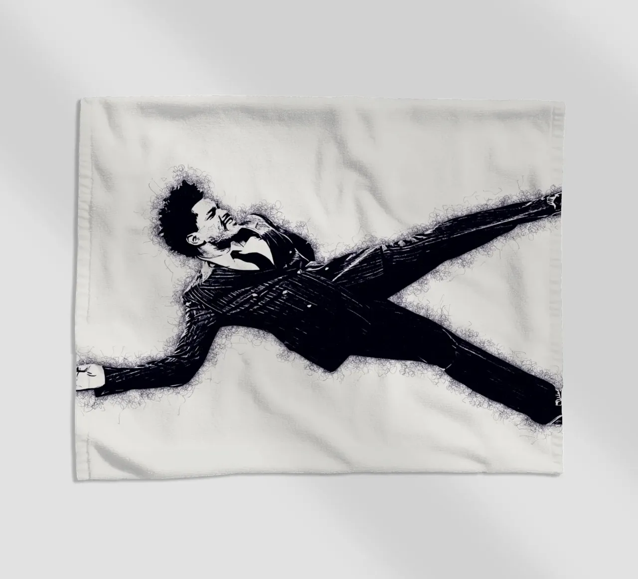 L'arte di The Weeknd telo mare da neonartroom