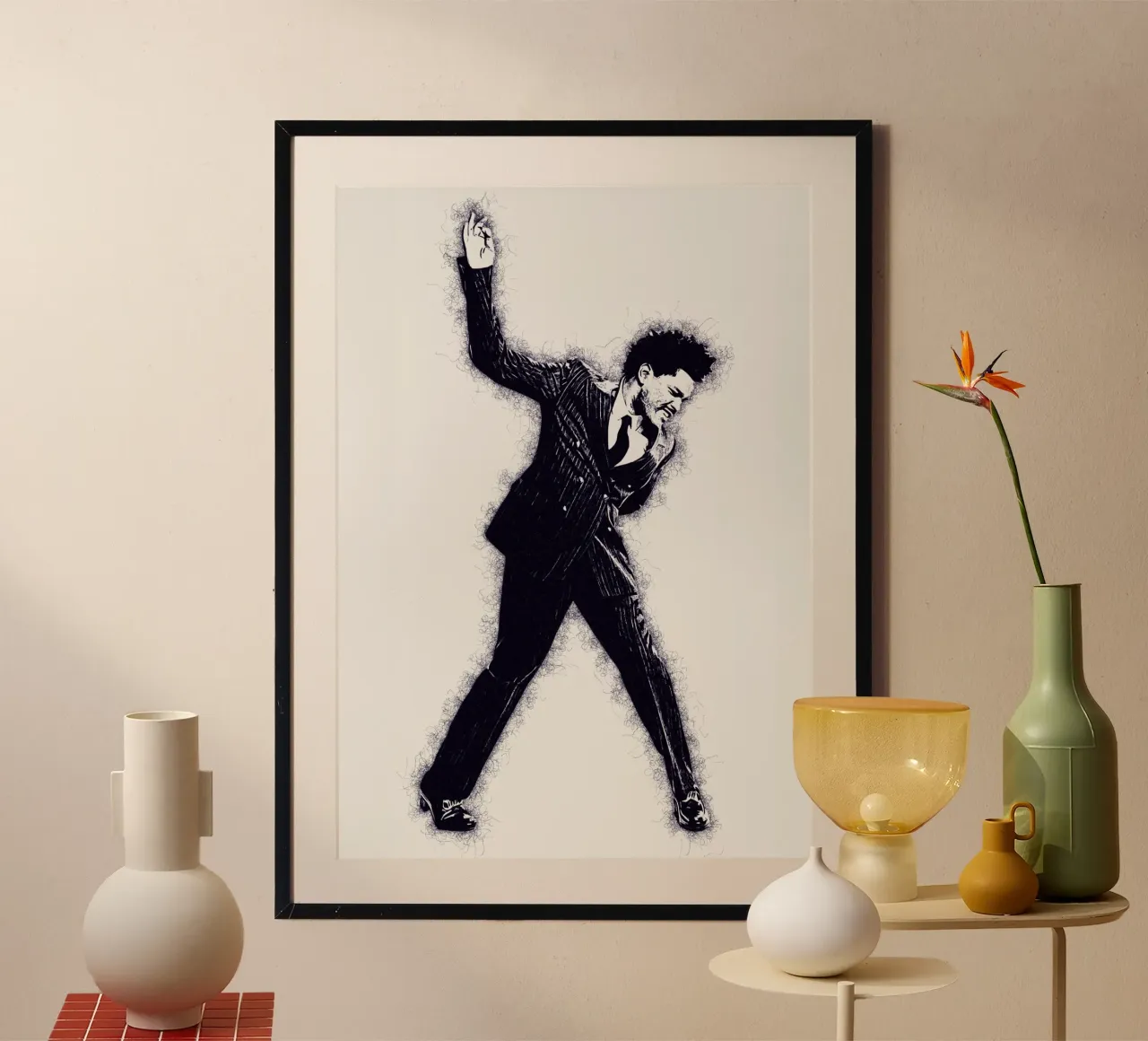 L'arte di The Weeknd carta hahnemühle da neonartroom