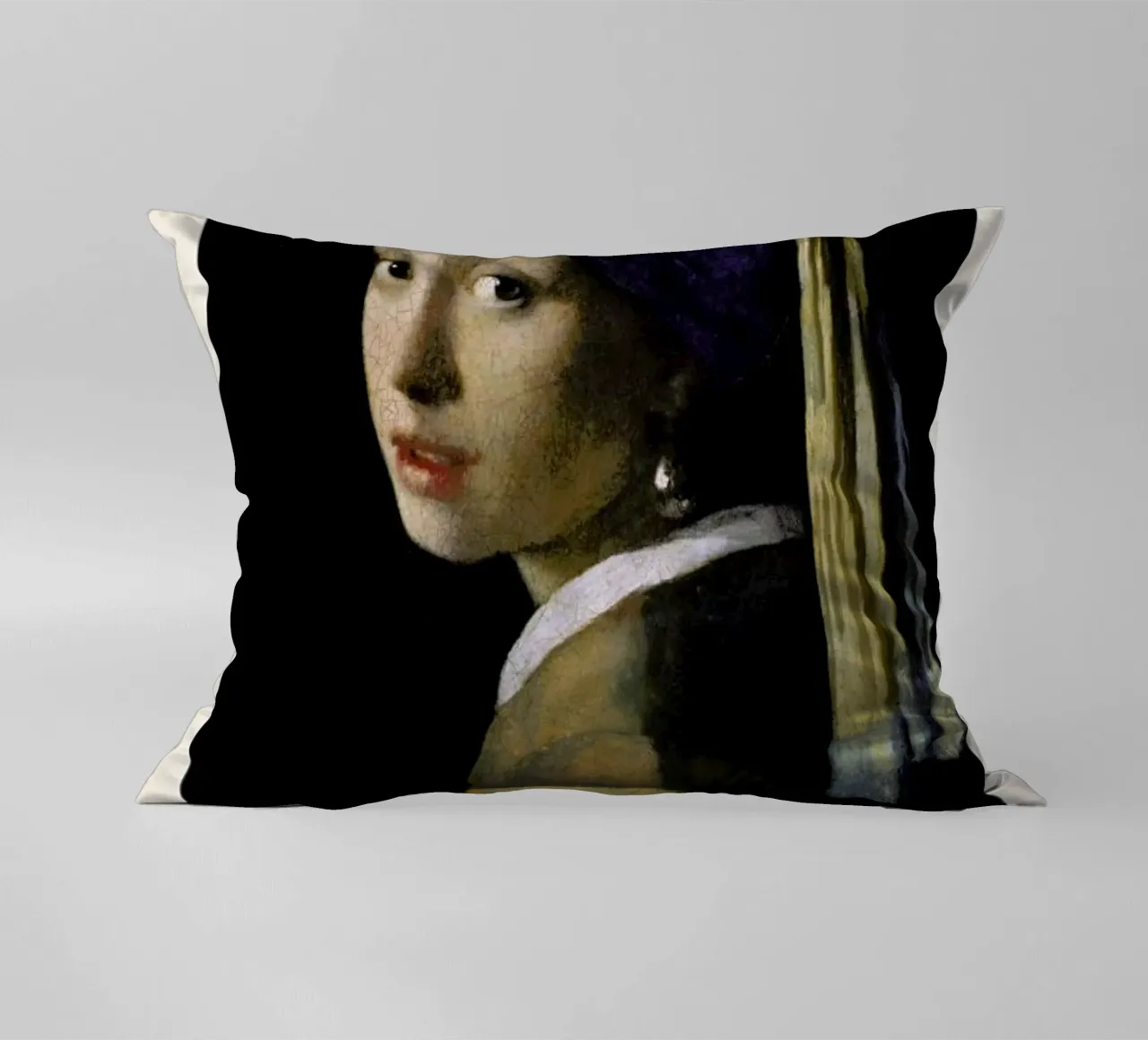 Jan Vermeer van Delft - Girl with a Pearl Earring cuscino da ARTOTHEK