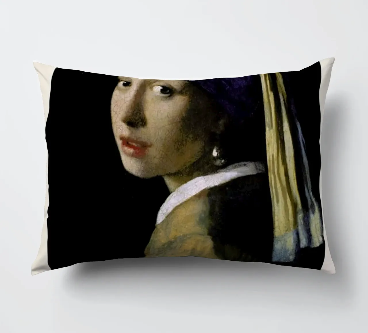 Jan Vermeer van Delft - Girl with a Pearl Earring cuscino da ARTOTHEK