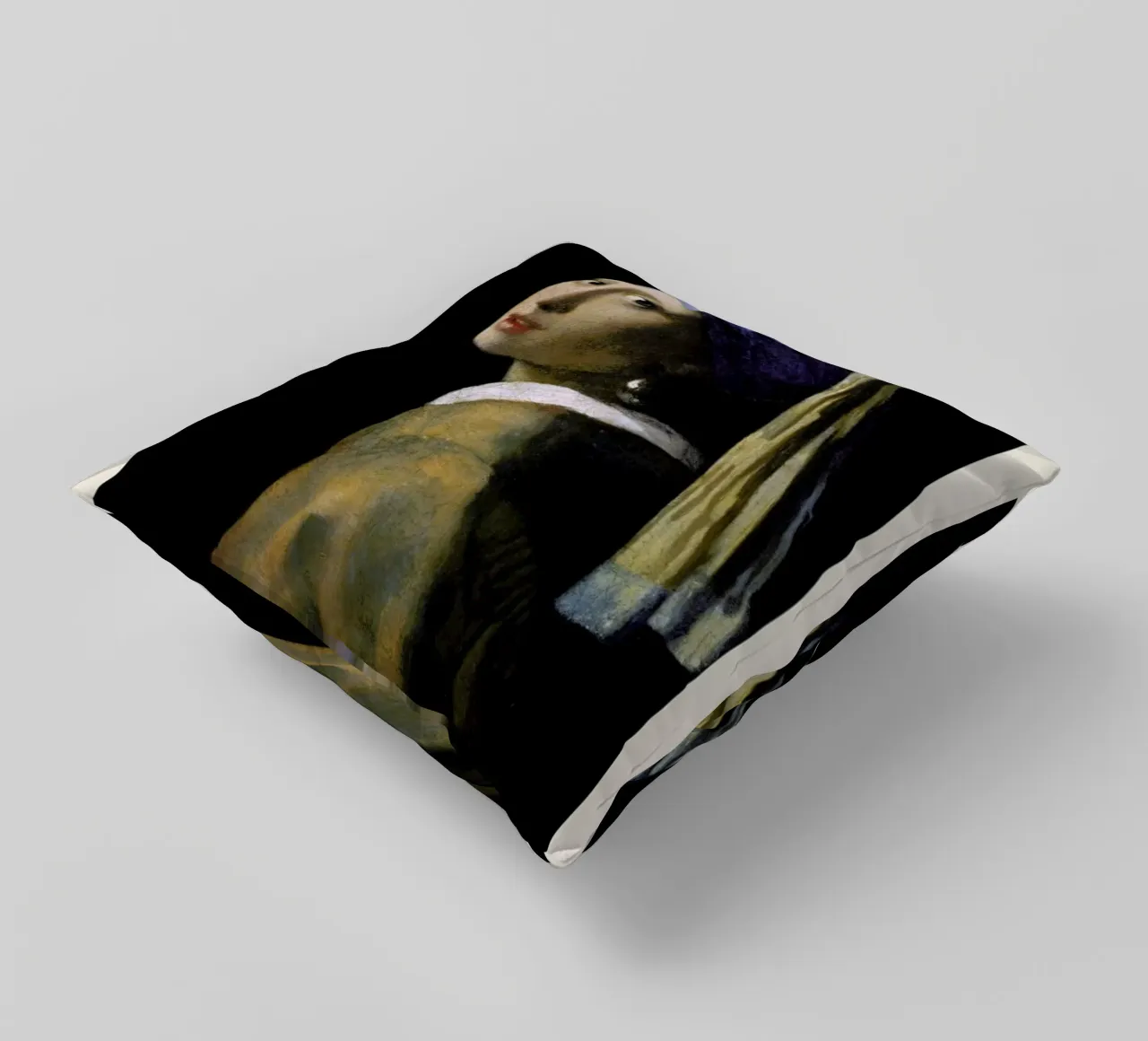 Jan Vermeer van Delft - Girl with a Pearl Earring cuscino da ARTOTHEK