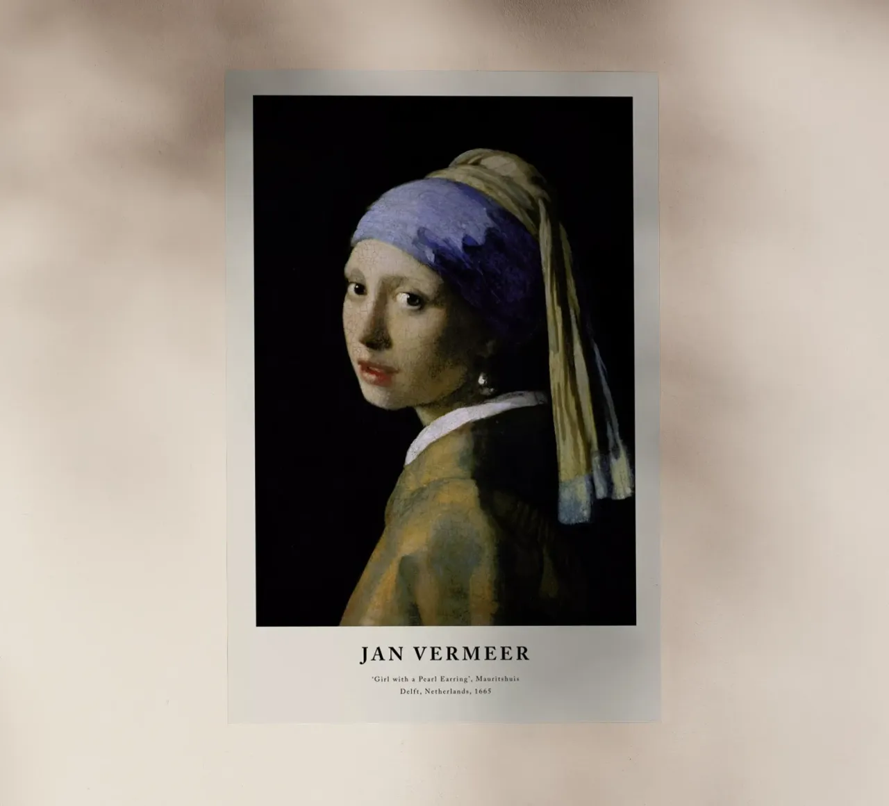 Jan Vermeer van Delft - Girl with a Pearl Earring pellicola backlit da ARTOTHEK