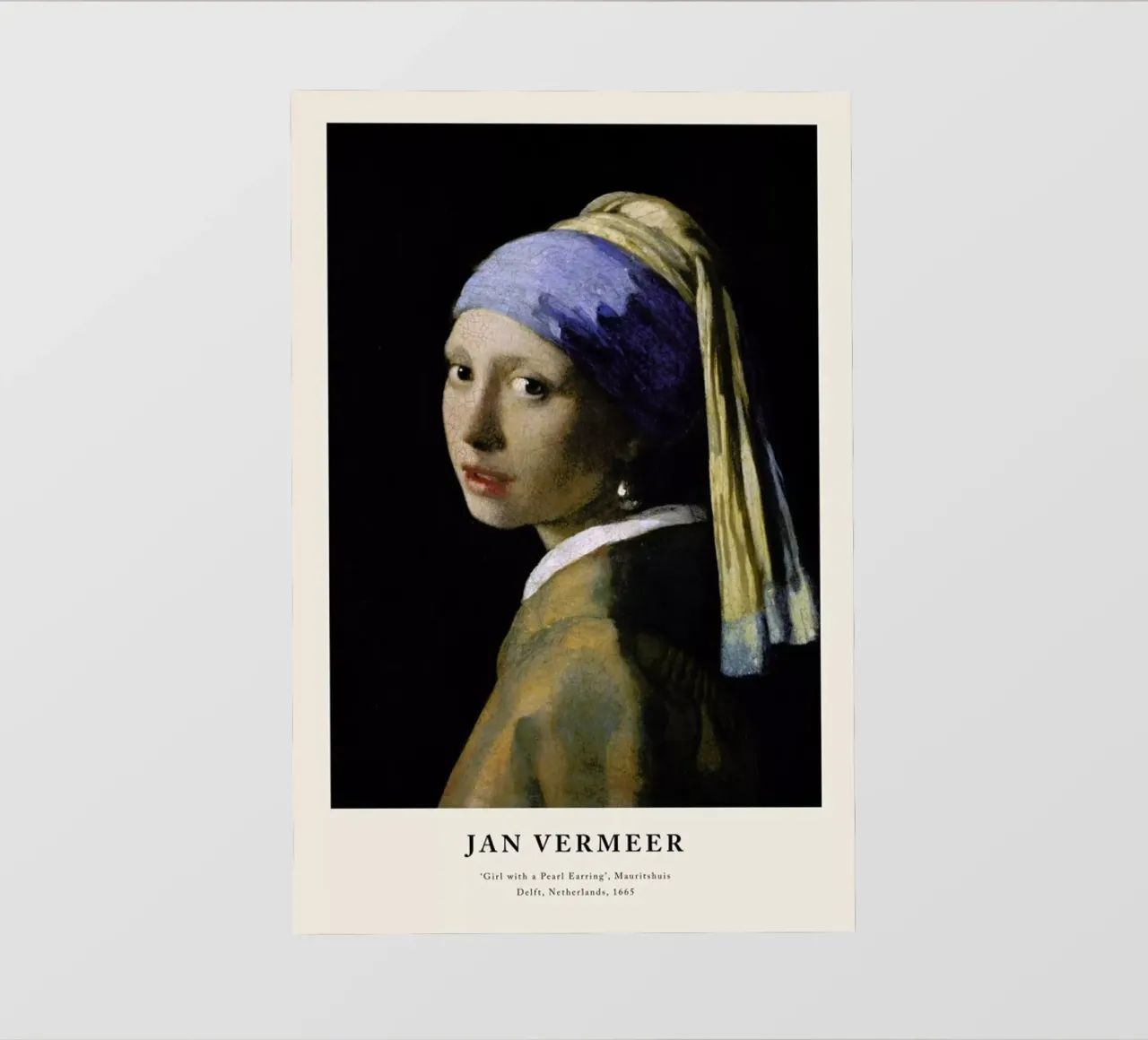 Jan Vermeer van Delft - Girl with a Pearl Earring telo in pvc da ARTOTHEK