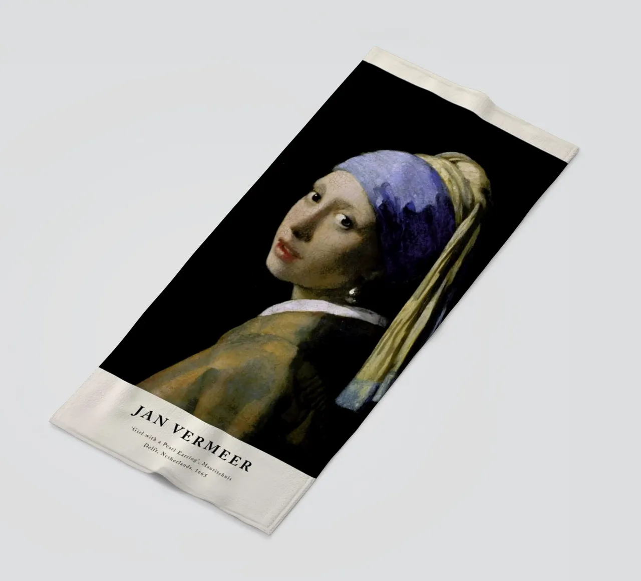 Jan Vermeer van Delft - Girl with a Pearl Earring telo mare da ARTOTHEK