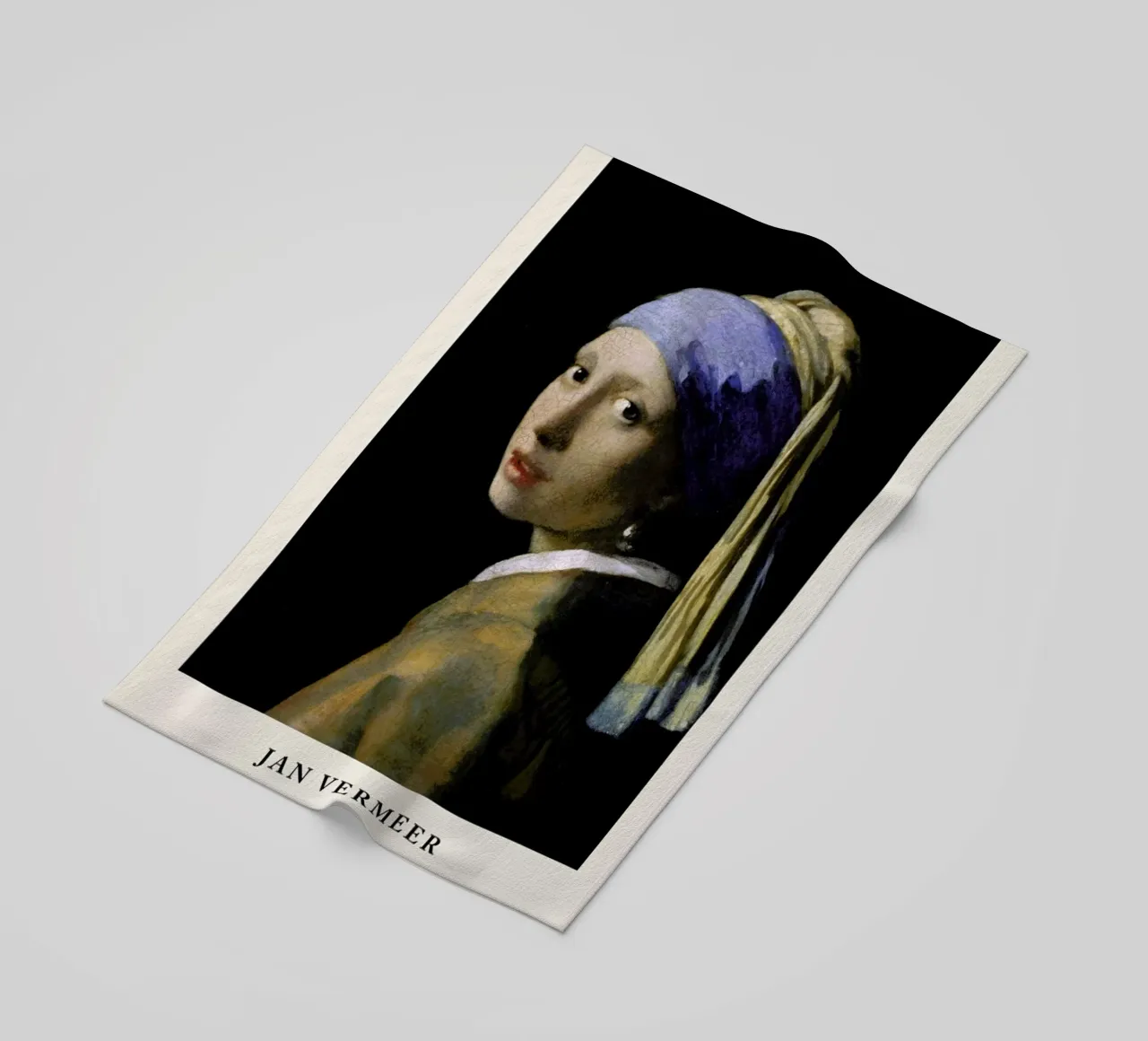 Jan Vermeer van Delft - Girl with a Pearl Earring telo mare da ARTOTHEK