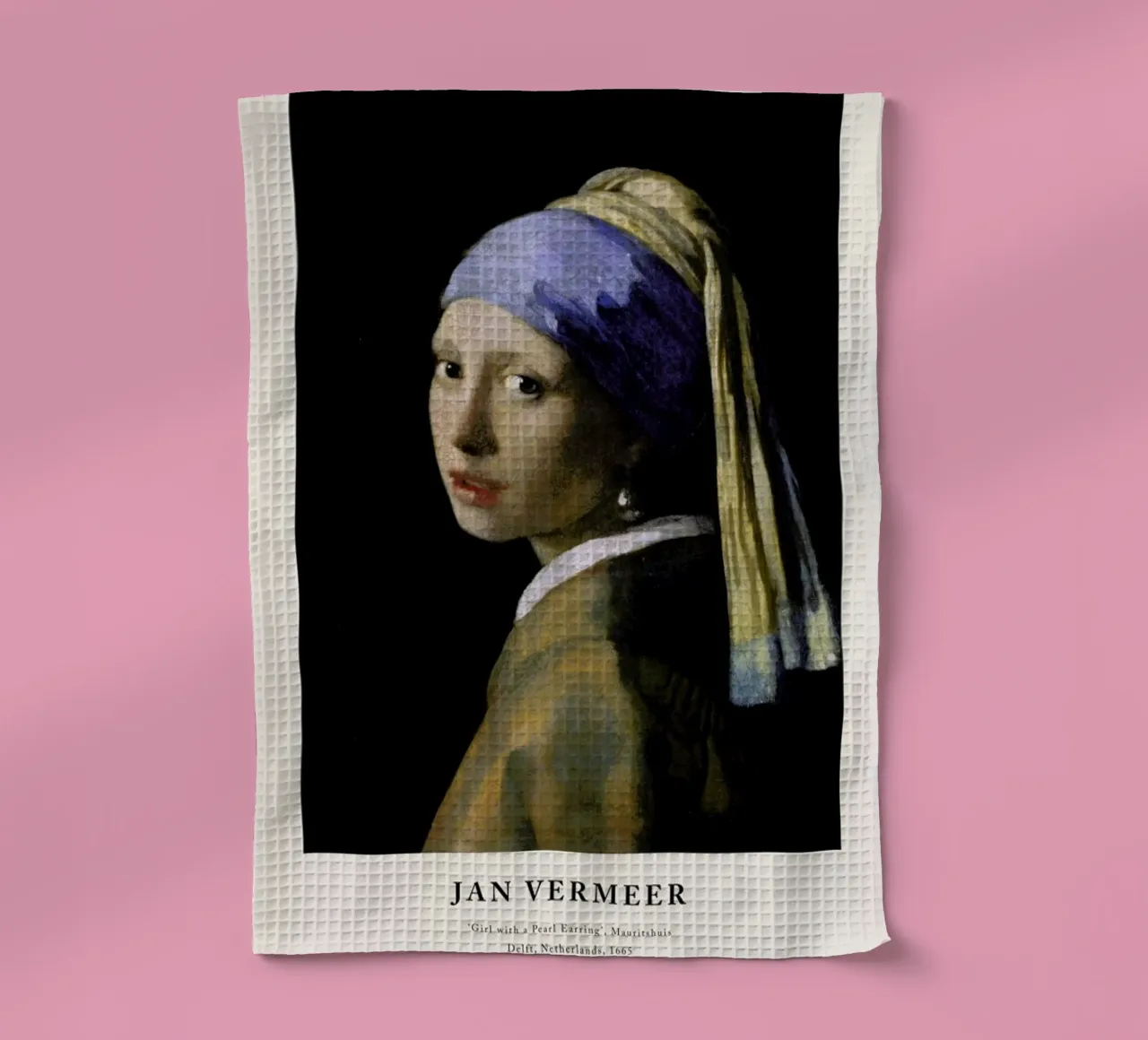 Jan Vermeer van Delft - Girl with a Pearl Earring canovaccio da cucina da ARTOTHEK