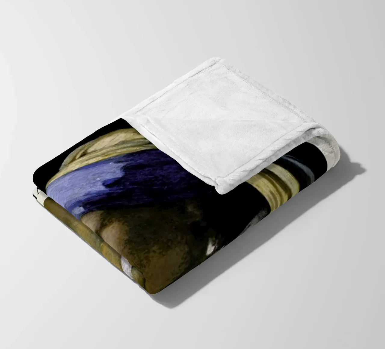 Jan Vermeer van Delft - Girl with a Pearl Earring coperta in pile da ARTOTHEK