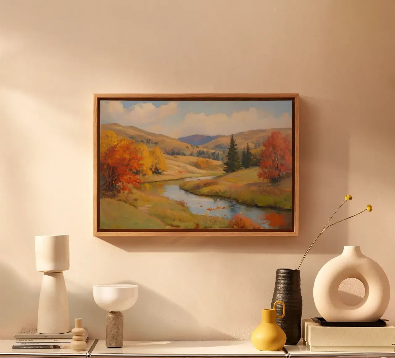 Autumn Breeze in the Valley canvas by Art Center