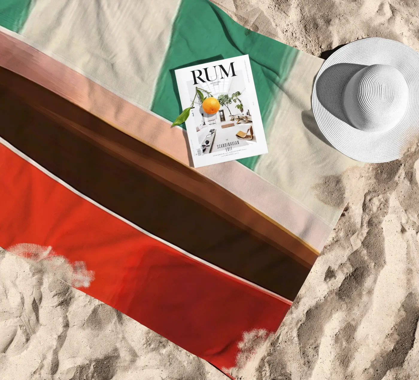 Coffee Time beach towel by Art Center