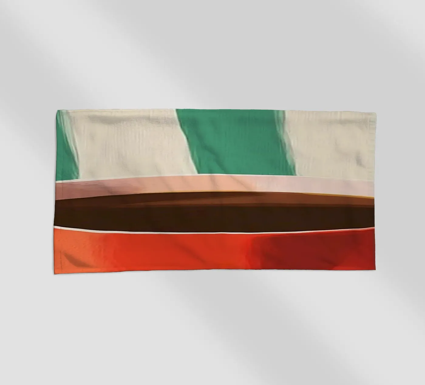 Coffee Time beach towel by Art Center