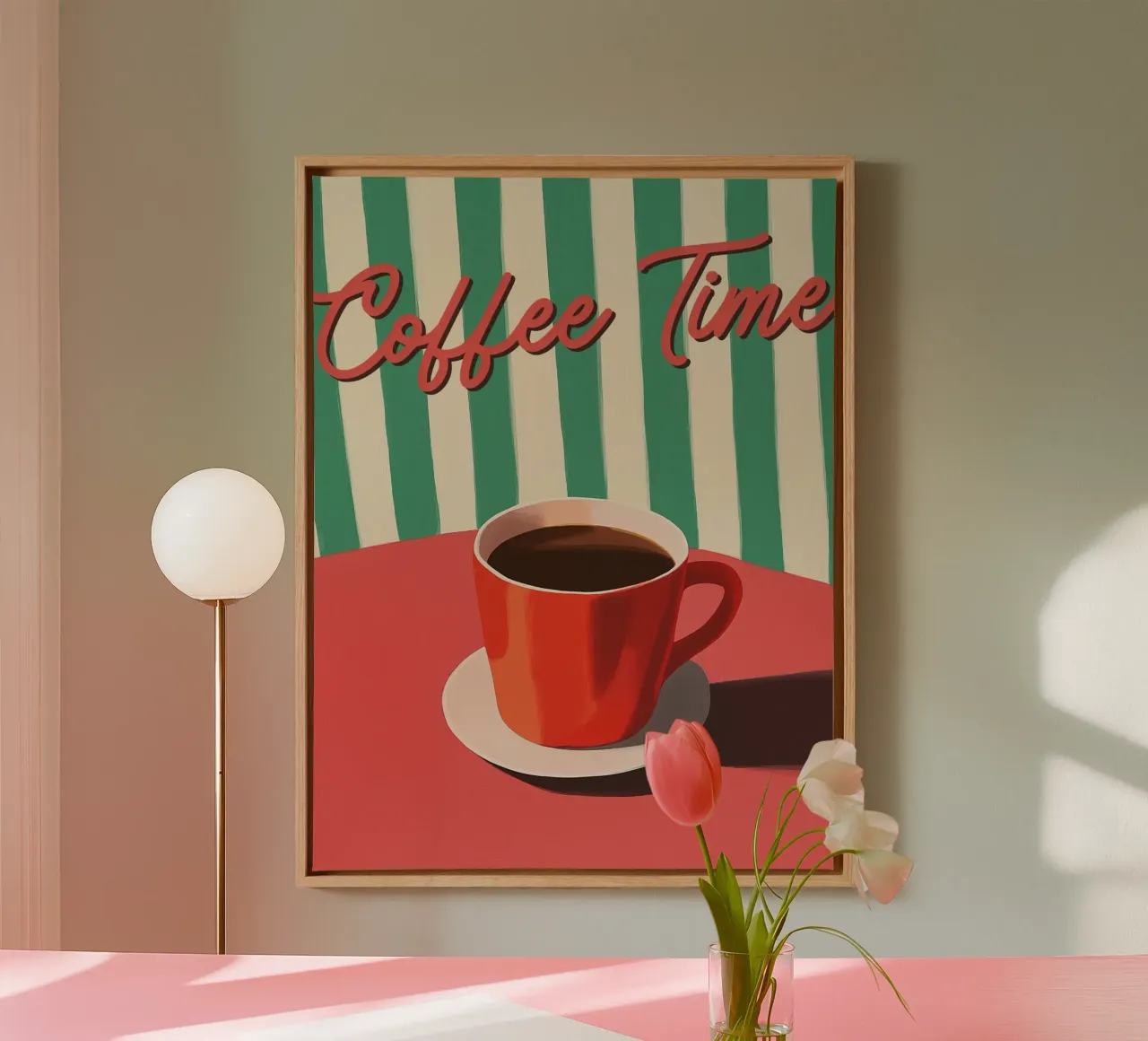L'ora del caffè tela da Art Center