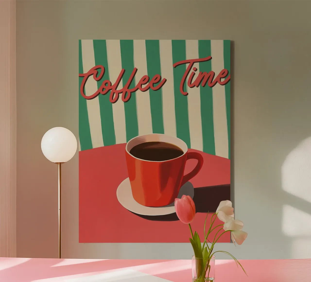 L'ora del caffè tela da Art Center