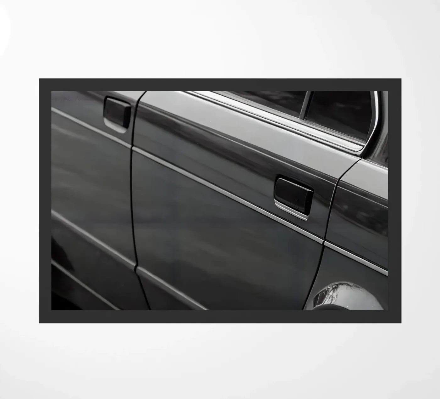 Monochrome Oldtimer Fußmatte von CAR EDITION