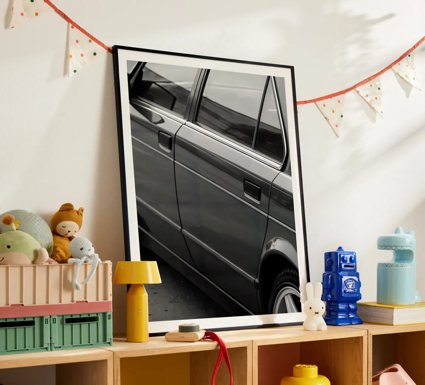 Monochrome Classic Cars Poster von CAR EDITION