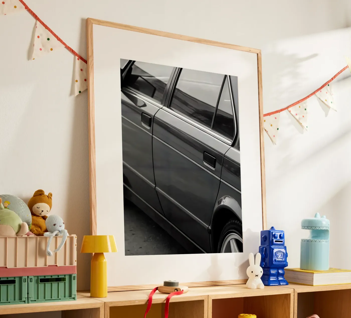 Monochrome Classic Cars Poster von CAR EDITION